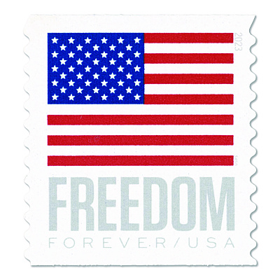 United States Postal Service First-Class Forever Stamps, U.S. Flag, 20 Stamps/Book, 5 Books/Pack (FOREVERFLAG5)