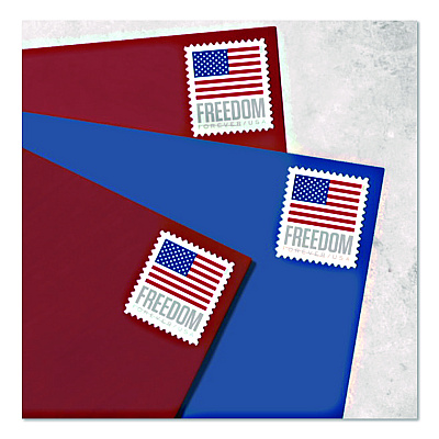 United States Postal Service First-Class Forever Stamps, U.S. Flag, 20/Book (FOREVERFLAG2)