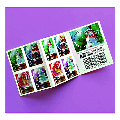 United States Postal Service First-Class Forever Stamps, Holiday, 20/Book (FOREVERHOLID)