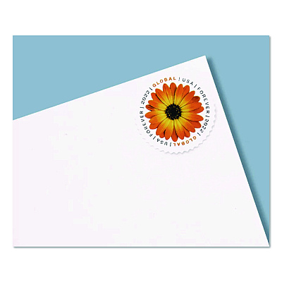 United States Postal Service Global Forever Stamps, Floral, 10 Stamps/Sheet, 2 Sheets/Pack (USPS4EVGLOB)