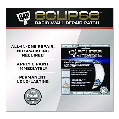 DAP Eclipse Rapid Wall Repair Patch, 4", White (7079809164)