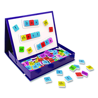 Junior Learning Inc Rainbow Phonics Tiles, Grades K to 2, 104 Pieces (654)