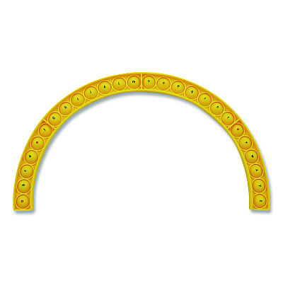 Junior Learning Inc Alphabet Arc Bubble Board, Grades Pre-K to 2 (681)