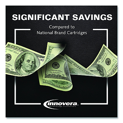 Innovera Remanufactured Black High-Yield MICR Toner, Replacement for 30X (CF230X(M), 02-82029-001), 3,500 Page-Yield (CF230XM)