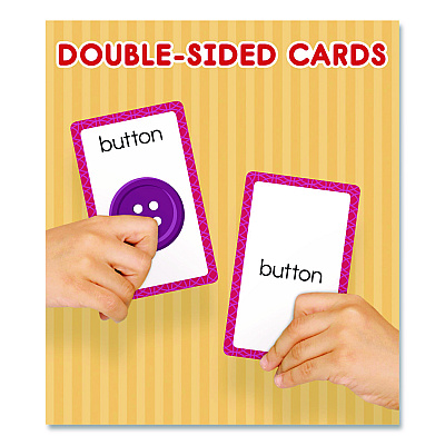 Carson-Dellosa Education First Words Flash Cards, Grades Pre-K to 1, 3.25" x 5.25", Assorted Colors, 54 Cards (0769647197)