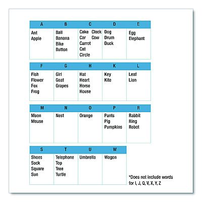 Carson-Dellosa Education First Words Flash Cards, Grades Pre-K to 1, 3.25" x 5.25", Assorted Colors, 54 Cards (0769647197)