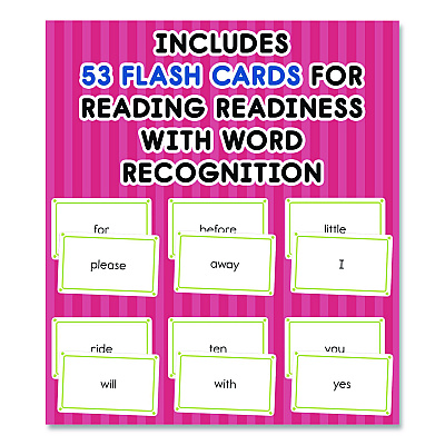 Carson-Dellosa Education Sight Words Flash Cards, Grades Pre-K to 1, 3.25" x 5.25", Assorted Colors, 54 Cards (0769664709)
