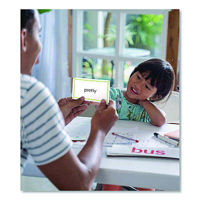 Carson-Dellosa Education Sight Words Flash Cards, Grades Pre-K to 1, 3.25" x 5.25", Assorted Colors, 54 Cards (0769664709)
