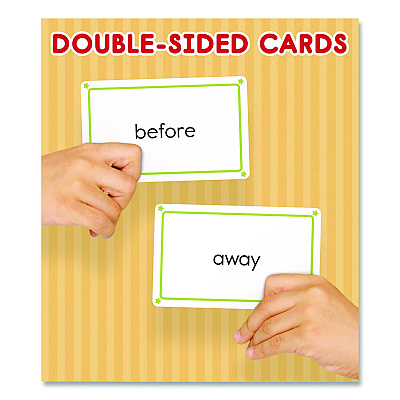 Carson-Dellosa Education Sight Words Flash Cards, Grades Pre-K to 1, 3.25" x 5.25", Assorted Colors, 54 Cards (0769664709)