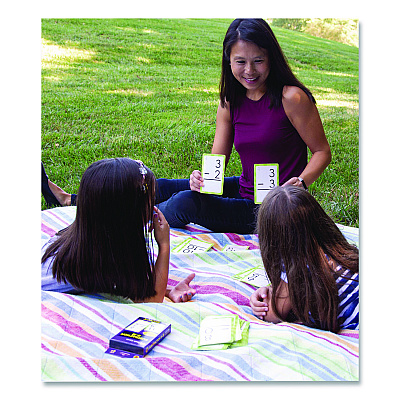 Carson-Dellosa Education Subtraction 0 to 12 Flash Cards, Grades 1 to 5, 3.25" x 5.25", Assorted Colors, 54 Cards (0769677215)