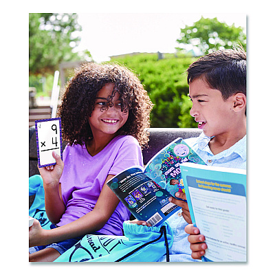 Carson-Dellosa Education Multiplication 0 to 12 Flash Cards, Grades 4 to 6, 3.25" x 5.25", Assorted Colors, 54 Cards (0769677436)
