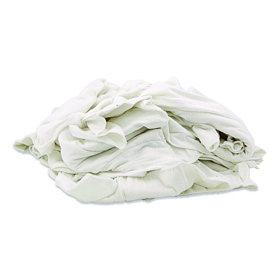 HOSPECO Knit Baby Diaper Rags, 2-Ply, 15 x 18, White, 25 lb/Carton (55525)