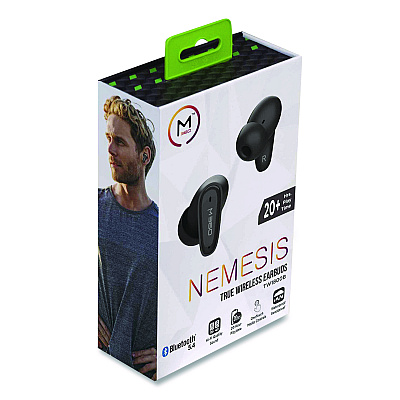 Morpheus 360 Nemesis True Wireless Earbuds, Black (TW1800B)