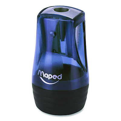 Maped Helix Tonic 1-Hole Canister Pencil Sharpener, 2.56 x 1.25 x 4.92, Randomly Assorted Colors (068249)