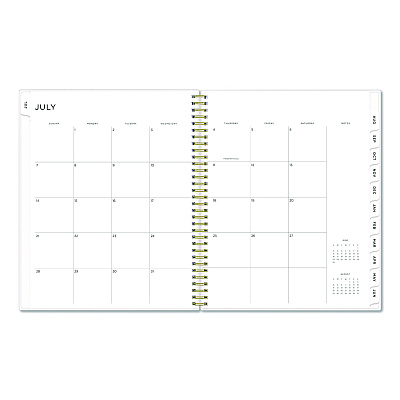Blue Sky Ashley G Multicolor Smoke Academic Weekly/Monthly Planner, 11" x 8.5", Multicolor Cover, 12-Month (Jul-Jun): 2025 to 2026 (133681)