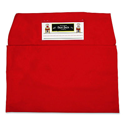 Victor Elastic-Back Seat Sack for Chairs 12" to 17" Wide, 11 x 15.5 x 14, Fabric, Red (10101)