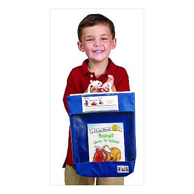 Victor Seat Sack Read-n-Go Reading Bag, 10.5 x 2 x 16, Blue (00080)