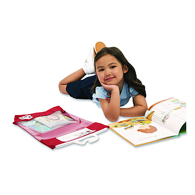 Victor Seat Sack Read-N-Go Book Bag, 10.5 x 2 x 16, Red (10080)
