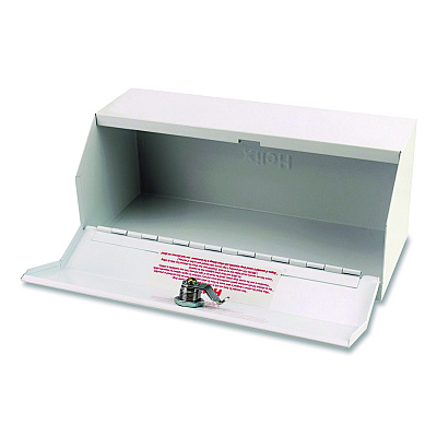 Maped Helix Metal Lockable Wall-Mounted Drug Cabinet,11.5 x 4.24 x 4.75, White (27050)