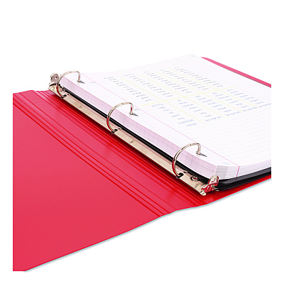 Five Star 1" Plastic Binder, 3 Rings, 1" Capacity, 11 x 8.5, Randomly Assorted Color (261340)