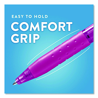 Paper Mate InkJoy 300 RT Ballpoint Pen, Retractable, Medium 1 mm, Assorted Ink and Barrel Colors, 24/Set (1951398)