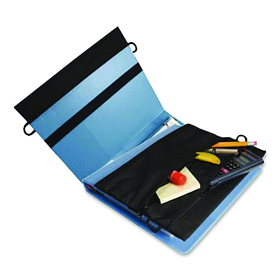 Officemate Strap-n-Sack for Binder, 11.5 x 8.5, Blue (31870)