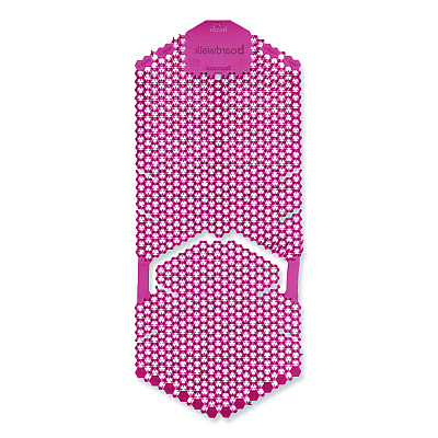 Boardwalk Vertical Urinal Screen, Spiced Apple Scent, Red, 5.22 oz, 6/Carton (VERUSRD)