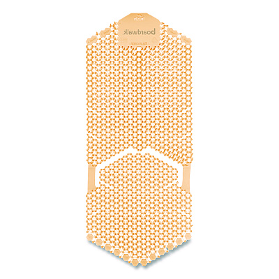 Boardwalk Vertical Urinal Screen, Summer Sunshine Scent, Yellow, 5.22 oz, 6/Carton (VERUSYL)