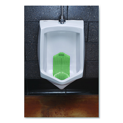 Boardwalk Vertical Urinal Screen, Cucumber Melon Scent, Green, 5.22 oz, 6/Carton (VERUSGR)