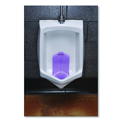 Boardwalk Vertical Urinal Screen, Lavender Scent, Purple, 5.22 oz, 6/Carton (VERUSPUR)