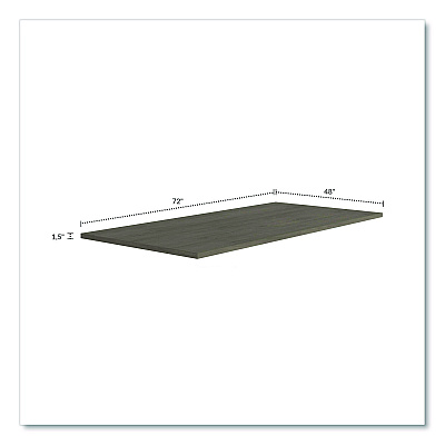 Alera Seville 96" Wide Conference Table Top, Rectangular, 96w x 48d x 1.5h, Walnut (SV9648WA)