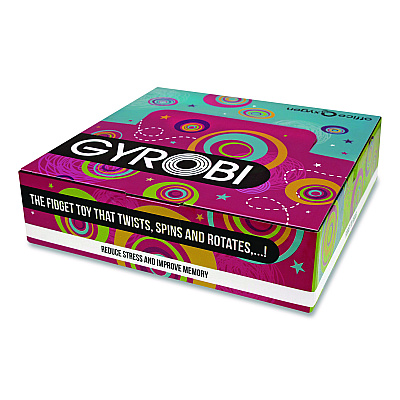 TPG Creations Gyrobi Fidget Toy, Ages 5 and Up, Assorted Colors, 24/Carton (860)