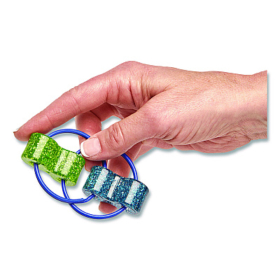 TPG Creations Loopeez Fidget Toy, Ages 5 and Up, Assorted Colors, 24/Carton (861)