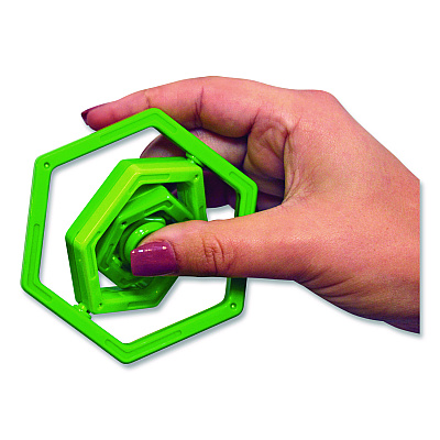 TPG Creations Hexle Fidget Toy, Ages 5 and Up, Assorted Colors, 24/Carton (872)