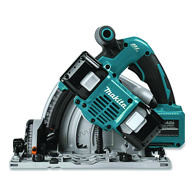 18V X2 (36V) LXT Brushless Lithium-Ion 6.5" Cordless Plunge Circular Saw Kit with Batteries, 6,300 RPM, 0 to +48 Degree Bevel (XPS01PTJ)
