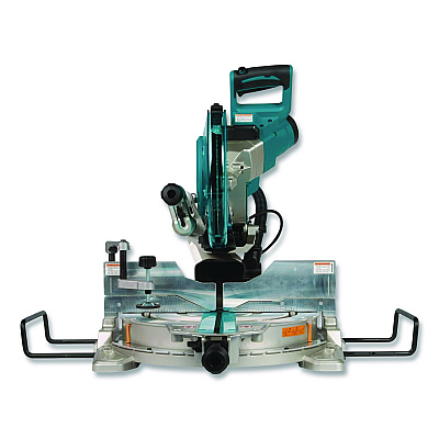LS1019L 10" Dual-Bevel Sliding Compound Miter Saw with Laser, 3,200 RPM, -48 to +48 Degree Bevel, -60 to +60 Degree Miter