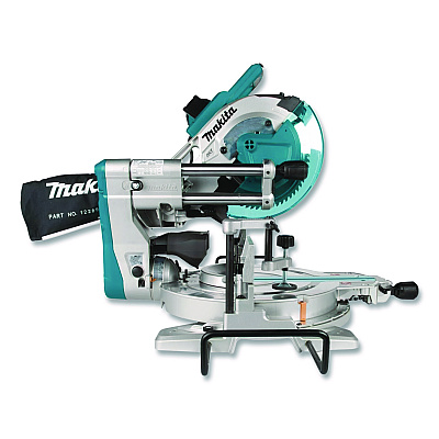 LS1019L 10" Dual-Bevel Sliding Compound Miter Saw with Laser, 3,200 RPM, -48 to +48 Degree Bevel, -60 to +60 Degree Miter