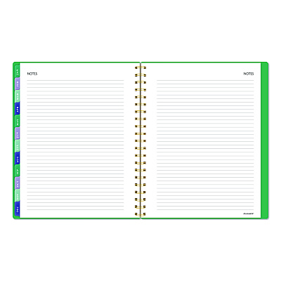 AT-A-GLANCE Badge Geo Weekly/Monthly Planner, 11 x 8.5, Green Cover, 13-Month (Jan-Jan): 2026 (1753G905)