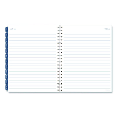 Cambridge Abyss Weekly/Monthly Planner, 11 x 8.5, Water-Inspired Artwork, Blue Cover, 12-Month (Jan-Dec): 2026 (1756905)