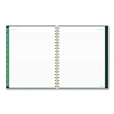 Cambridge Emerald Isle Weekly/Monthly Planner, 11 x 8.5, Green Marbled Cover, 12-Month (Jan-Dec): 2026 (1758905)