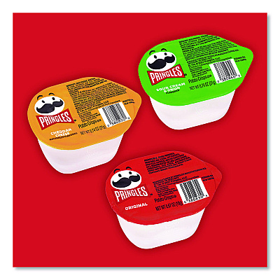 MARS Mini Milk Chocolate and Pringles Snack Stacks Variety Combo Pack, 62 oz Bag Mini/Fun Size, (36) Cups Assorted Flavors/Bundle (60004170)