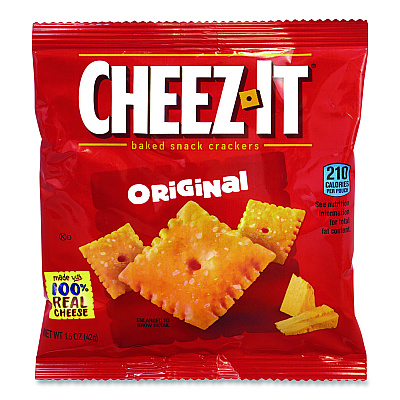 Coca-Cola Soda Mini Variety and Cheez-It Combo Pack, (30) 7.5 oz Cans Assorted Flavors, (45) 1.5 oz Pouch Original Cheez-It/Bundle (60004171)