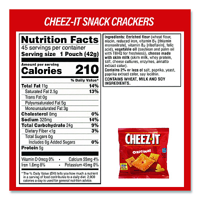 Coca-Cola Soda Mini Variety and Cheez-It Combo Pack, (30) 7.5 oz Cans Assorted Flavors, (45) 1.5 oz Pouch Original Cheez-It/Bundle (60004171)