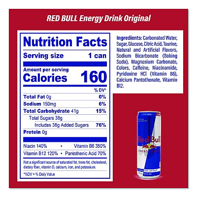 Snack Box Pros Red Bull Energy Drink and Pop Tart Combo Pack,(24) 12oz Cans,(24) Frosted Strawberry/(24) Frosted Brown Sugar Cinnamon/Bundle (60004173)