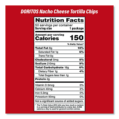 Snack Box Pros Doritos Nacho Cheese Tortilla Chips and Welch's Mixed Fruit Snacks, (50) 1oz Bag Chips, (66) 0.8 oz Pouch Fruit Snacks/Bundle (60004174)