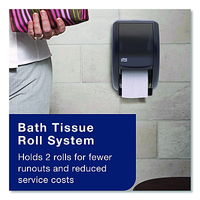 Tork Advanced High Capacity Bath Tissue, Septic Safe, 1-Ply, White, 2,000 Sheets/Roll, 36 Rolls/Carton (1102910)