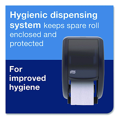 Tork Advanced High Capacity Bath Tissue, Septic Safe, 1-Ply, White, 2,000 Sheets/Roll, 36 Rolls/Carton (1102910)