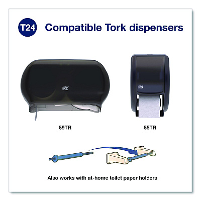 Tork Advanced High Capacity Bath Tissue, Septic Safe, 1-Ply, White, 2,000 Sheets/Roll, 36 Rolls/Carton (1102910)