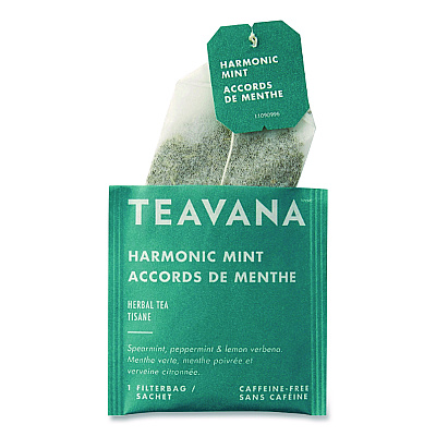 Starbucks Teavana Tea Bags, Harmonic Mint Decaf, 0.05 oz, 24/Box (SBK13091)