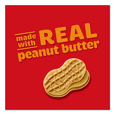 Nabisco Nutter Butter, Peanut Butter, 1.9 oz, 4 Cookies/Pack, 10 Packs/Box (07835)